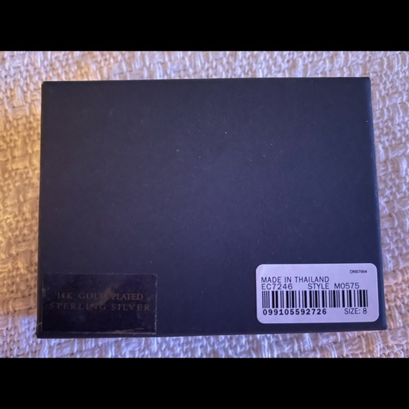 J.Crew 14k Gold-plated Leaf Fringe Ring Feather Demi-fine - Picture 5 of 5